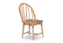 brown country formal dining room   
