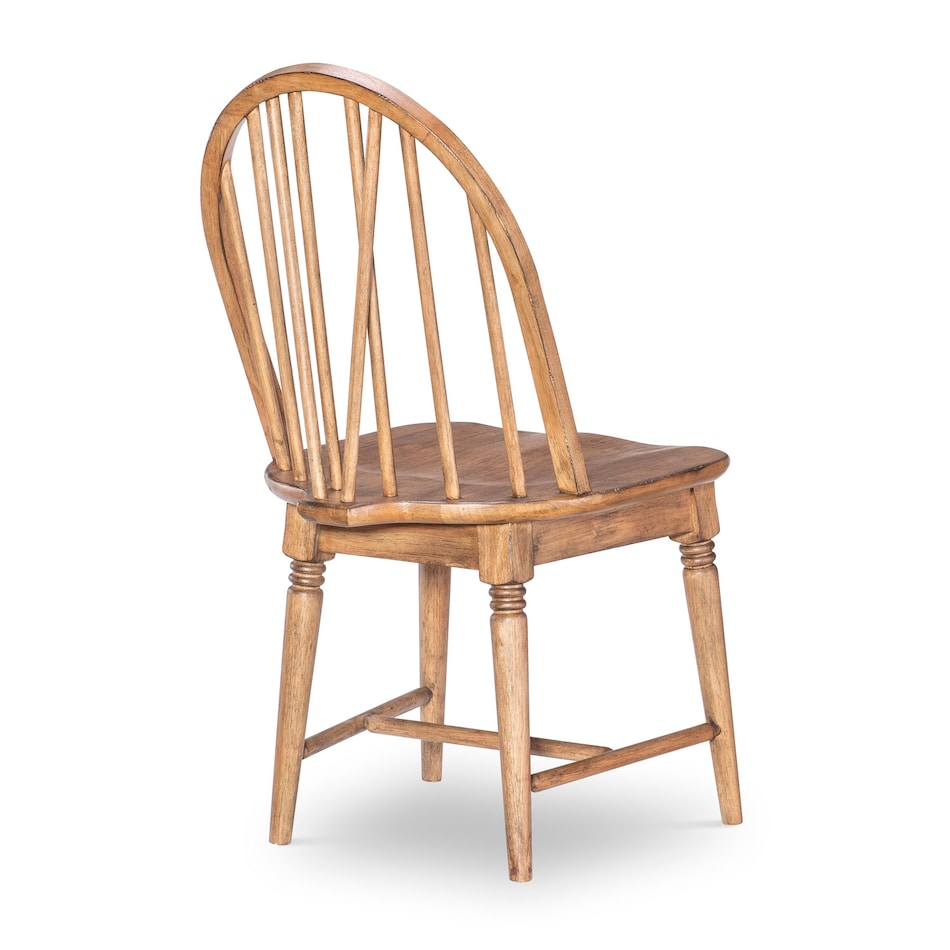 brown country formal dining room   