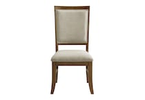 brown country formal dining room   