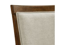 brown country formal dining room   