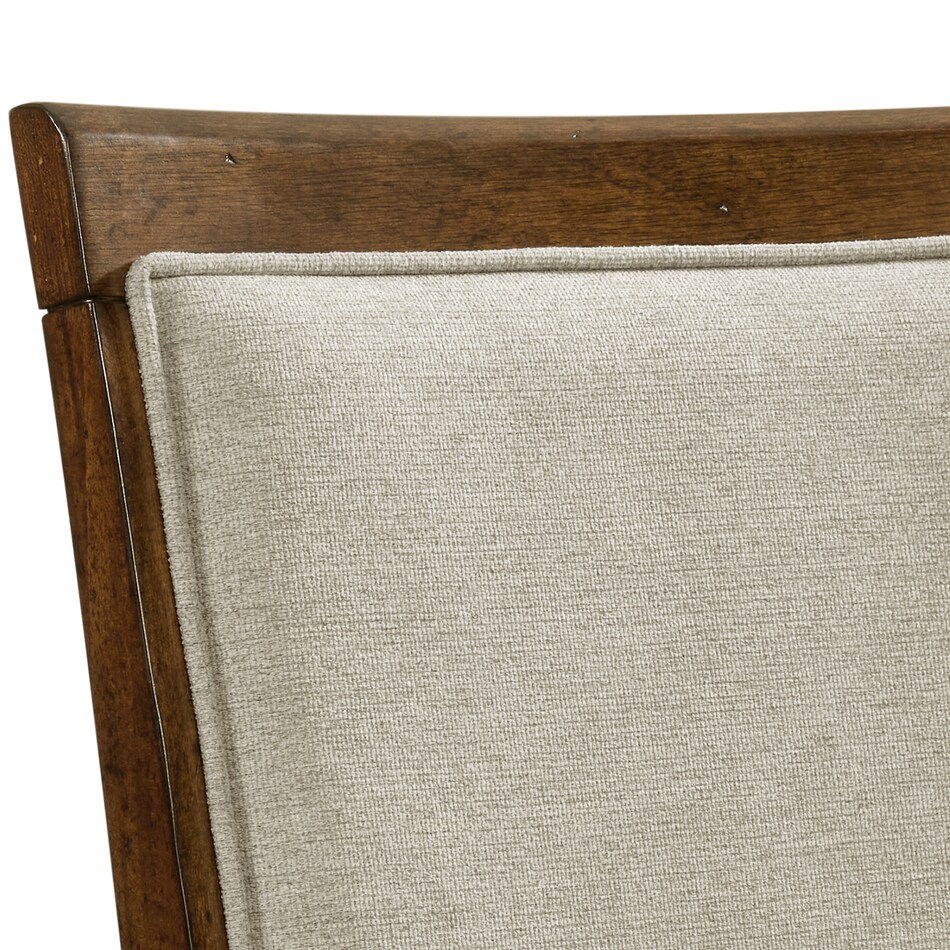 brown country formal dining room   