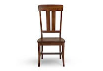 brown country formal dining room   