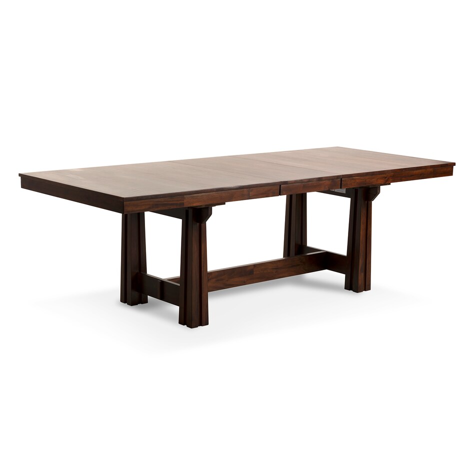 brown country formal dining room acrtt  