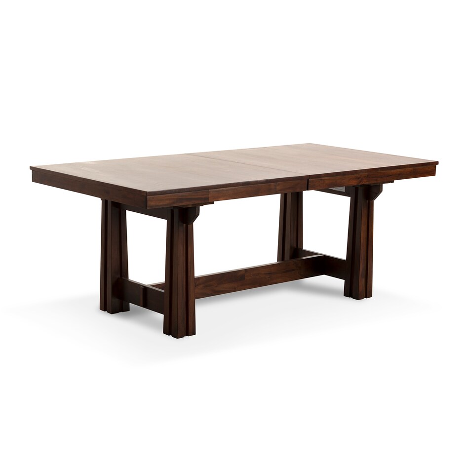 brown country formal dining room acrtt  