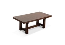 brown country formal dining room acrtt  