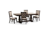 brown country formal dining room ep  