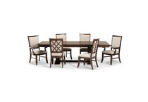 brown country formal dining room ep  