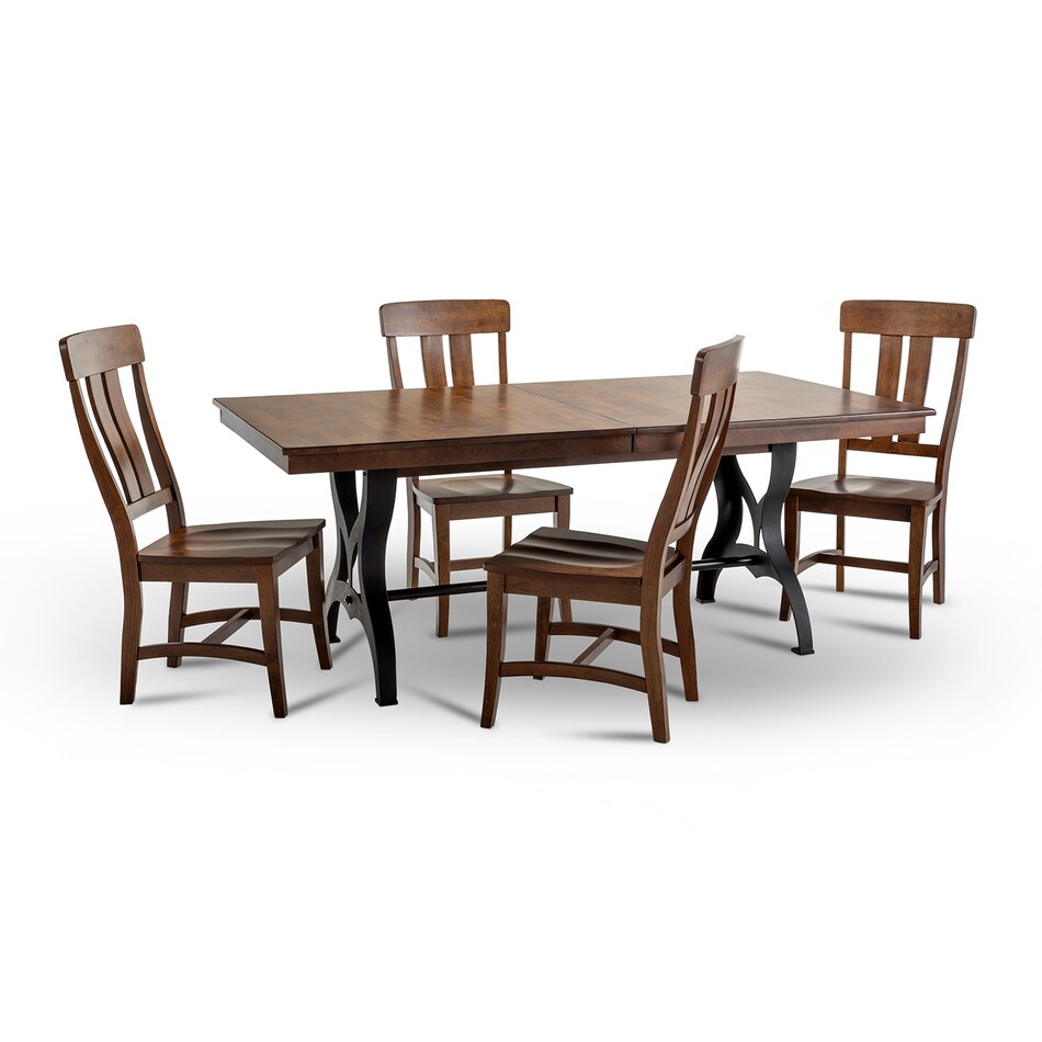 brown country formal dining room ip  