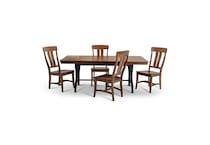 brown country formal dining room ip  