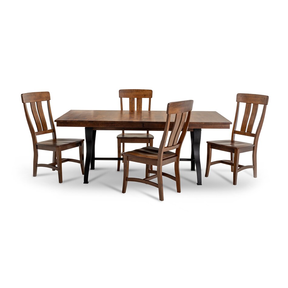 brown country formal dining room ip  
