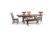 brown country formal dining room ip  