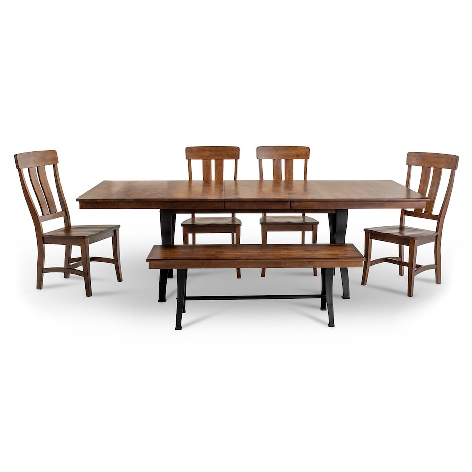 brown country formal dining room ip  