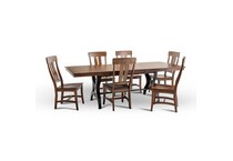 brown country formal dining room ip  