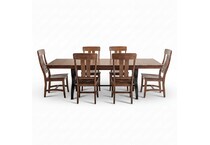 brown country formal dining room ip  