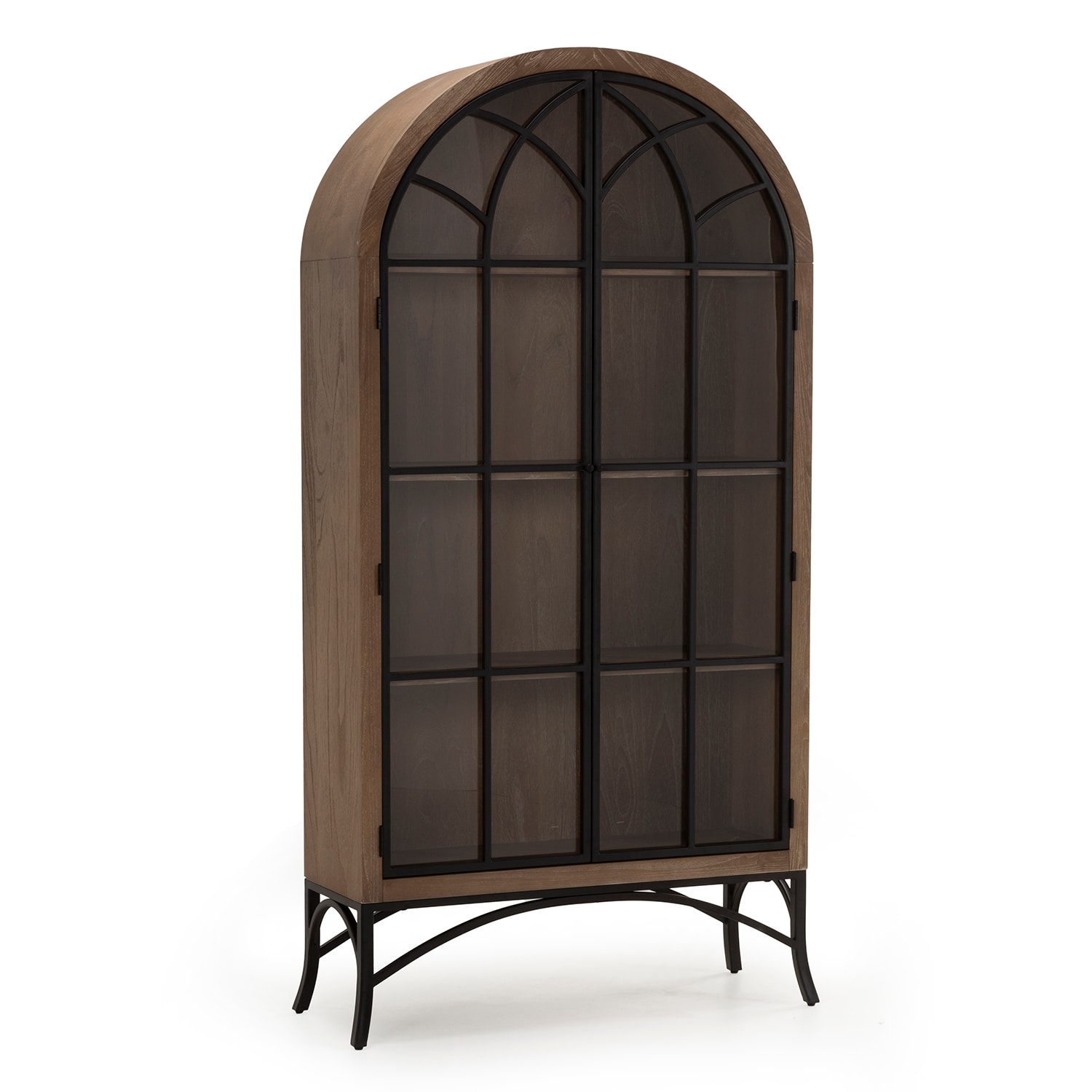 【美品】DARCEY FIR ARCH CABINET / アーチ キャビネット VIT-5577 FI-D Solid Wood Arch Cabinet - Furnish It