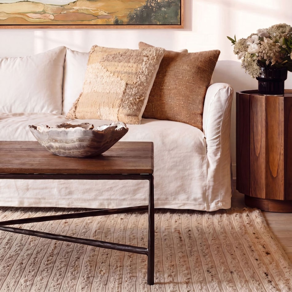 brown end table   