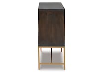 brown gold finish console   