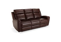 brown leathermatch sofa   