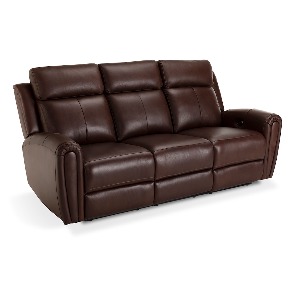 brown leathermatch sofa   