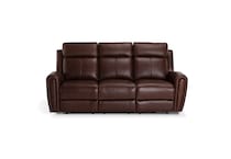 brown leathermatch sofa   