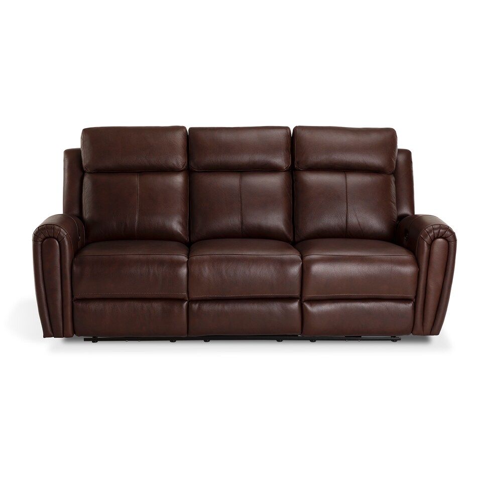 brown leathermatch sofa   