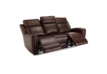 brown leathermatch sofa   