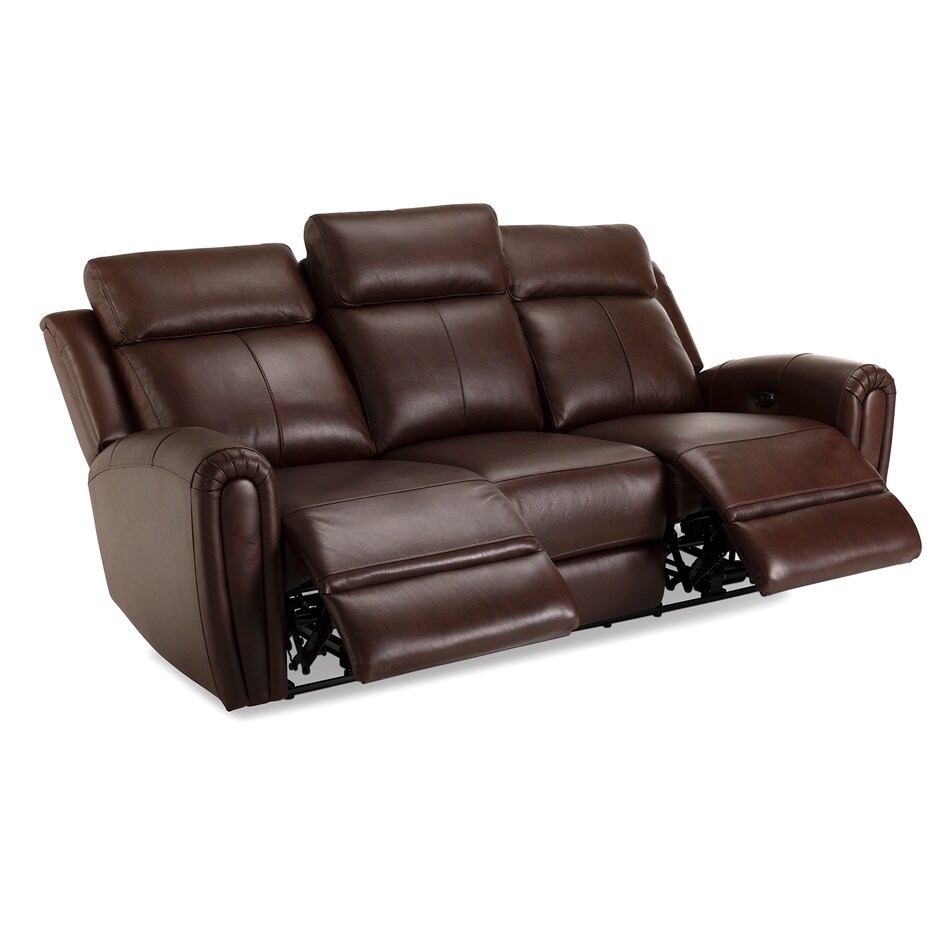 brown leathermatch sofa   