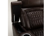 brown leathermatch sofa   