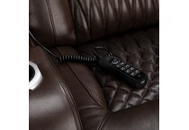 brown leathermatch sofa   