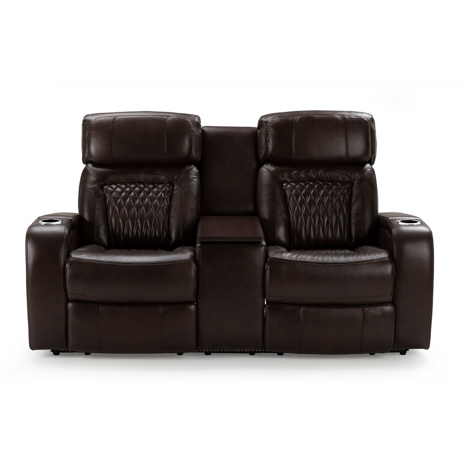 brown leathermatch sofa   