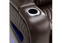 brown leathermatch sofa   