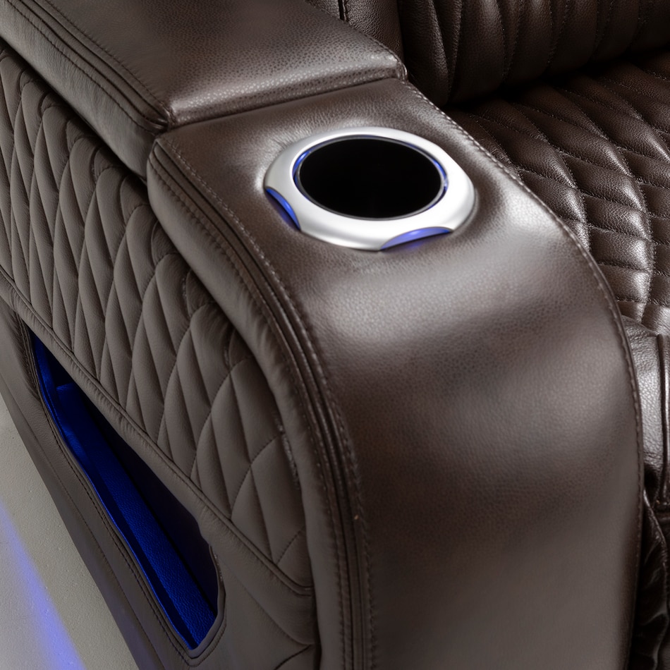 brown leathermatch sofa   