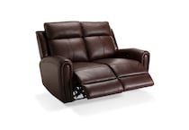 brown leathermatch sofa   