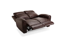brown leathermatch sofa   
