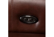 brown leathermatch sofa   