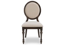 brown oatmeal traditional formal dining room   