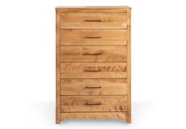 brown solid wood bedroom   