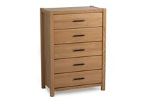 brown solid wood bedroom   