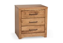 brown solid wood bedroom   