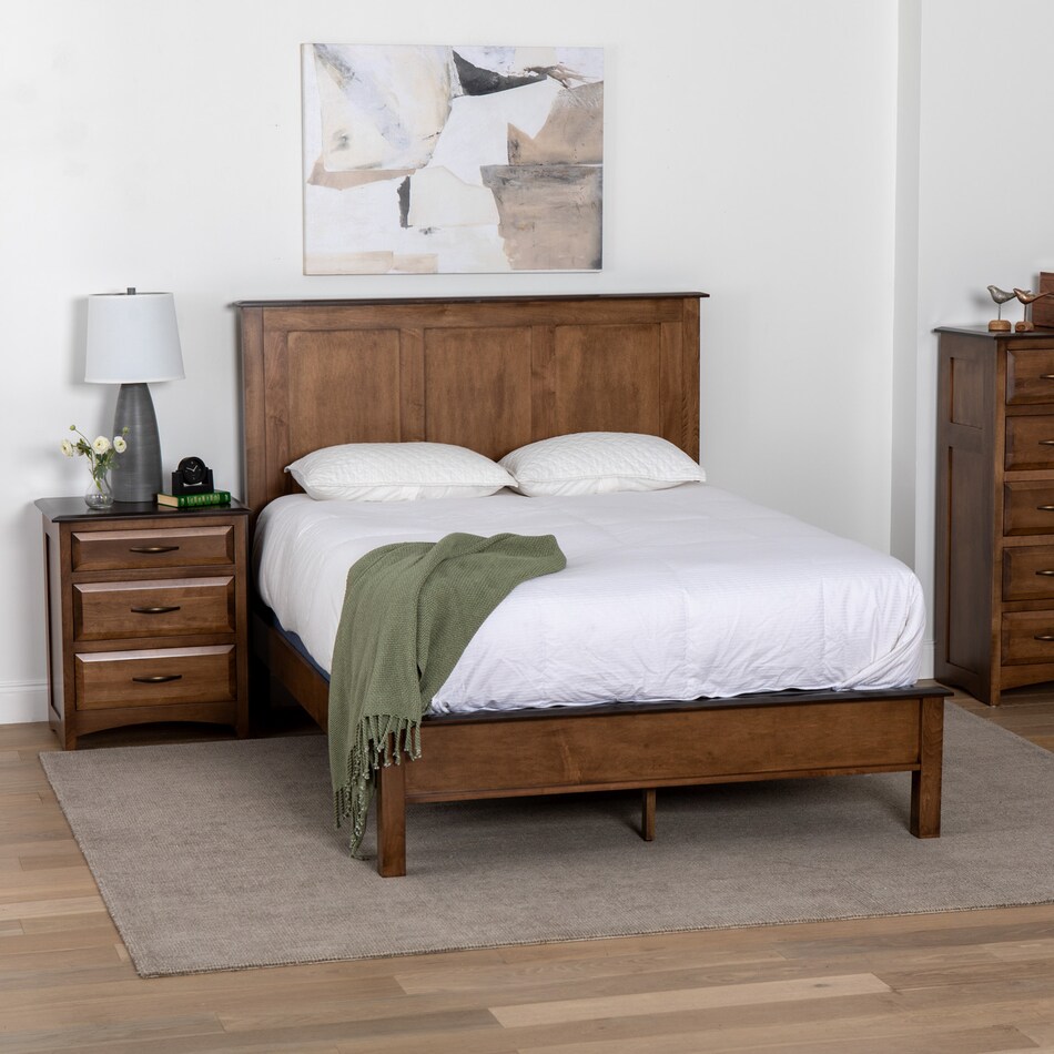 brown solid wood bedroom dqn  