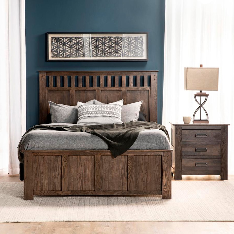 brown solid wood bedroom wbkb  