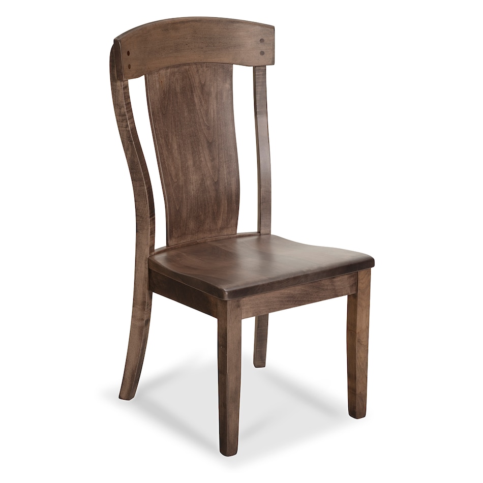 brown solid wood dining   