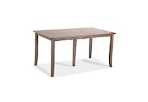 brown solid wood dining dtl  