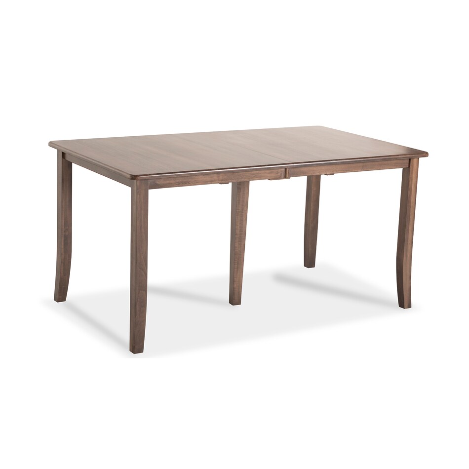 brown solid wood dining dtl  