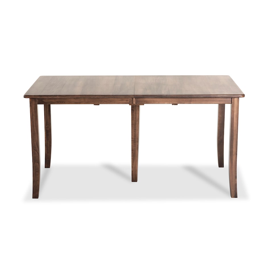 brown solid wood dining dtl  