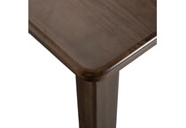 brown solid wood dining dtl  