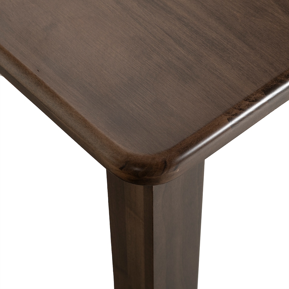 brown solid wood dining dtl  