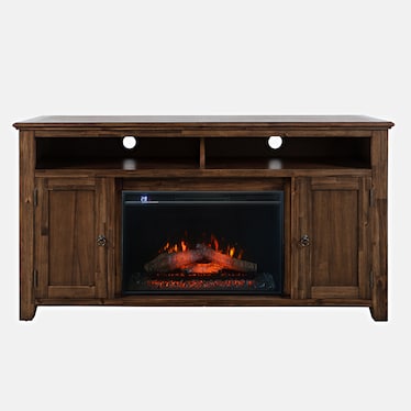 Burma Fireplace Console