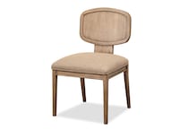 brown traditional formal dining room   