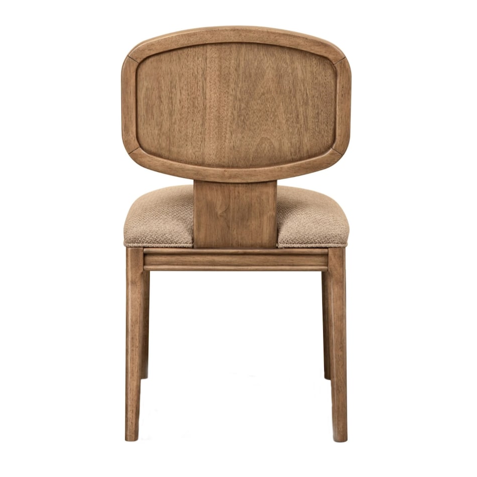 brown traditional formal dining room   